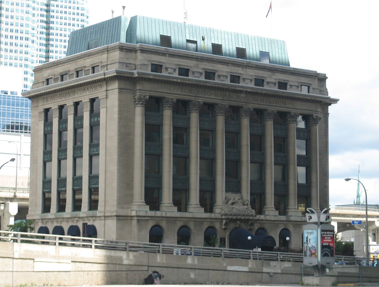 Picture of the old harbour sixty building in Toronto.