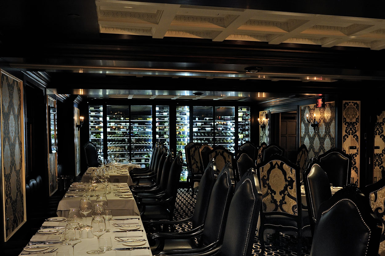 A picture of the lower level wine rack ant harbour sixty.