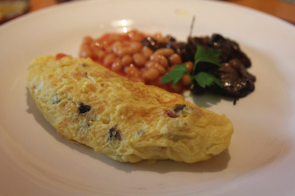 picture of the breakfast omelette in grand club