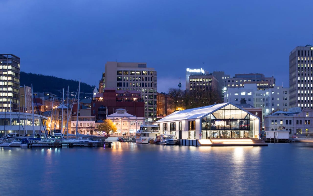 A PICTURE OF THE GLASS HOUSE RESTAURANT HOBART