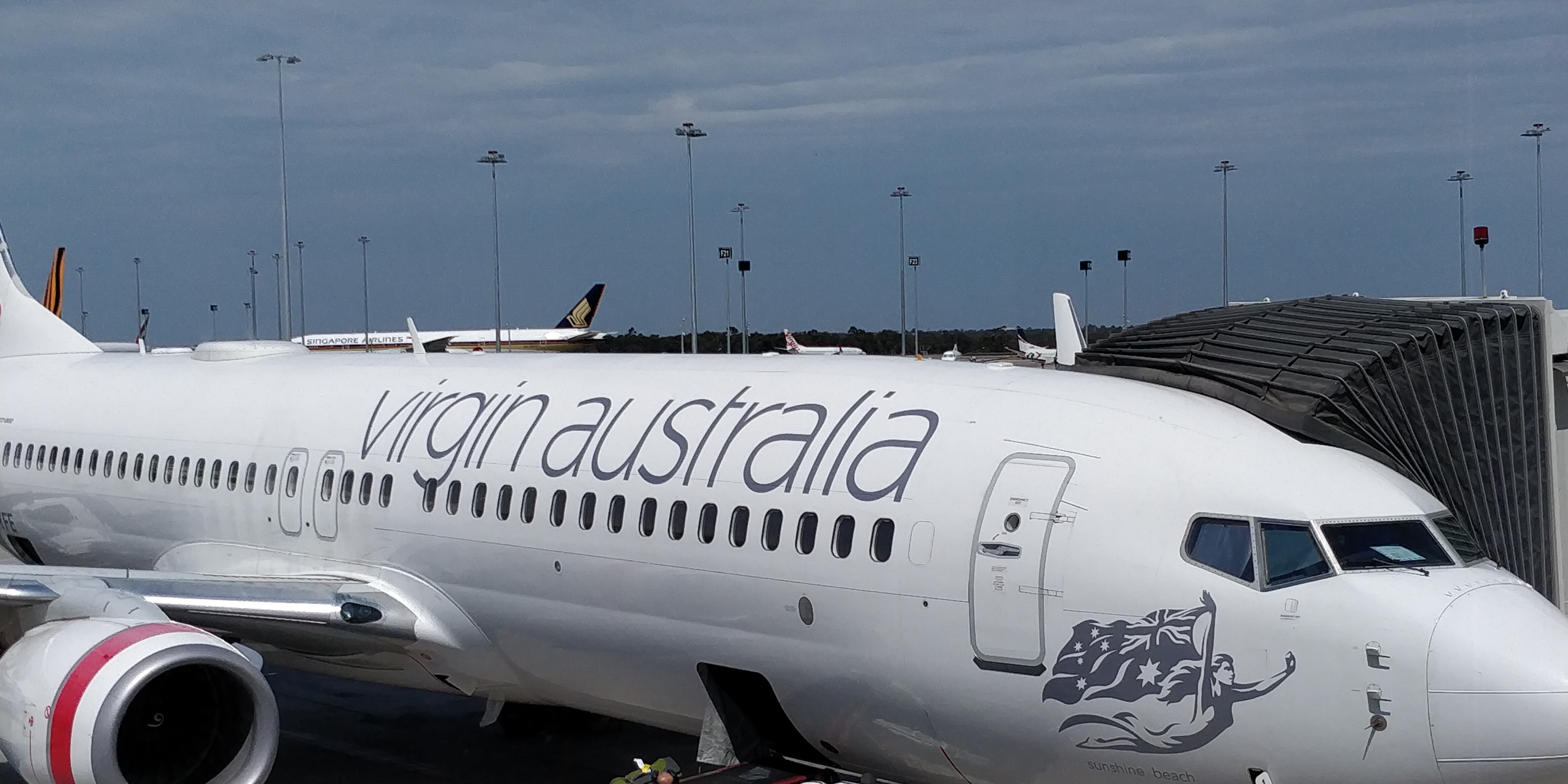 VIRGIN AUSTRALIA AT MEL GATE