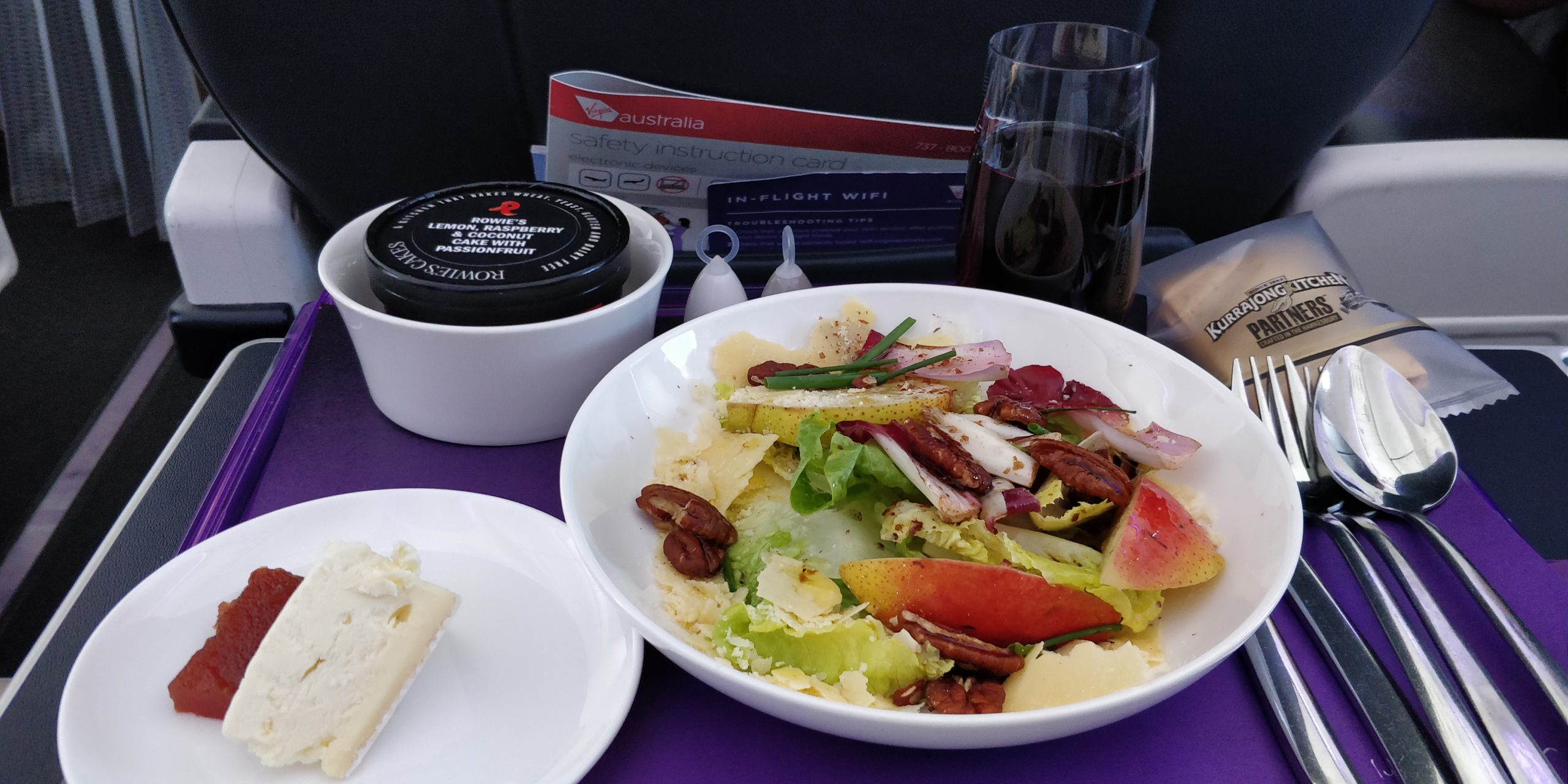 picture of the lunch served onboard