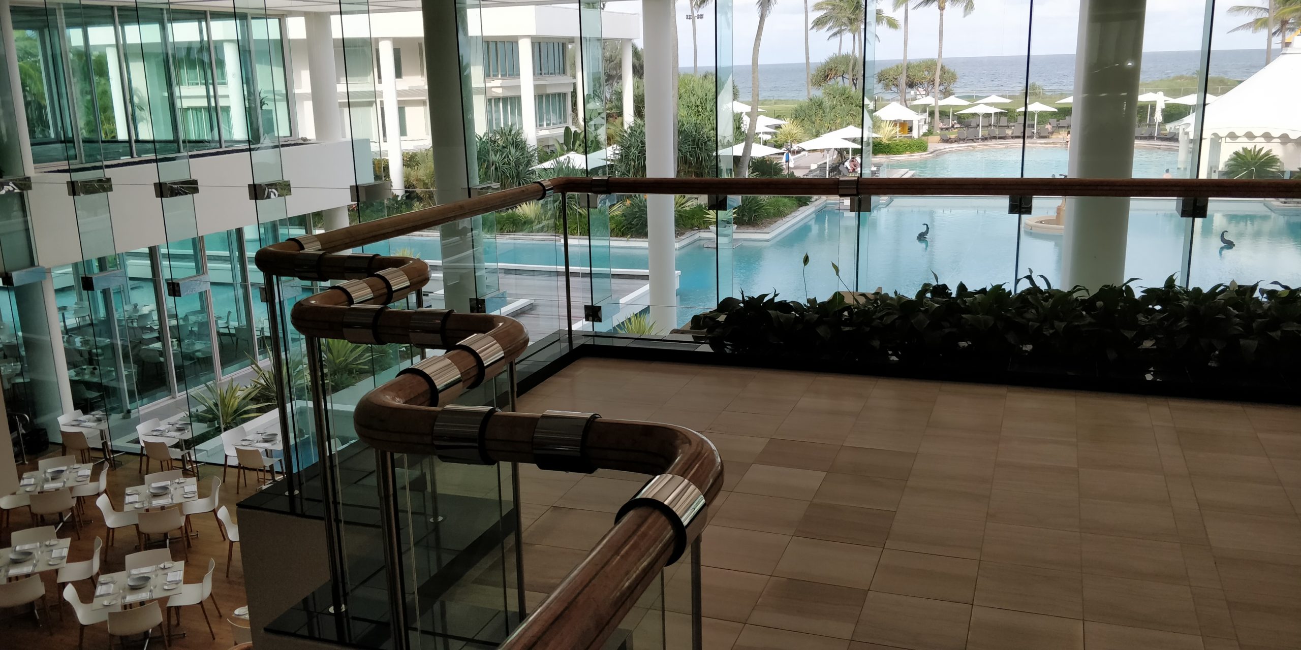 Review the Grand Mirage Resort picture of the view from the indoor observation deck