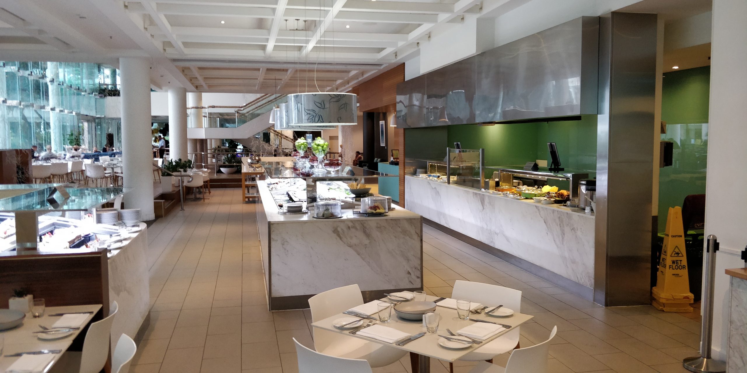 Review the Grand Mirage Resort picture of the buffet islands and and hot counter