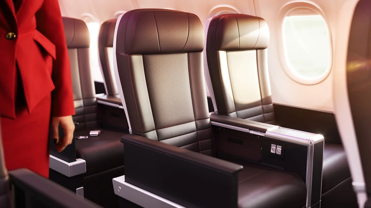 picture of the Premium Economy seats