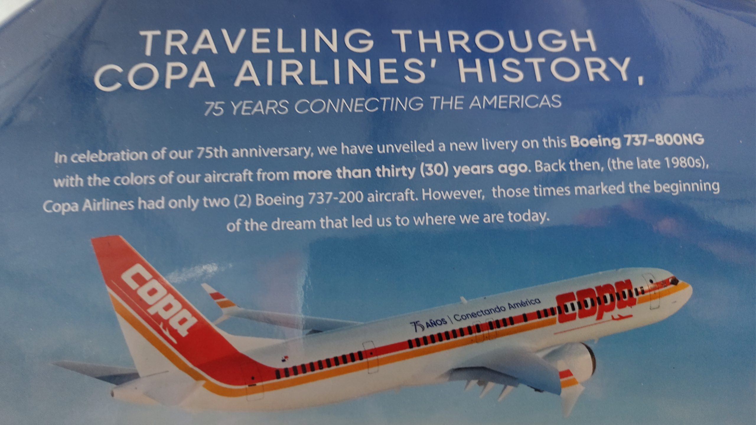 PICTURE OF COPA HISTORY FLYER