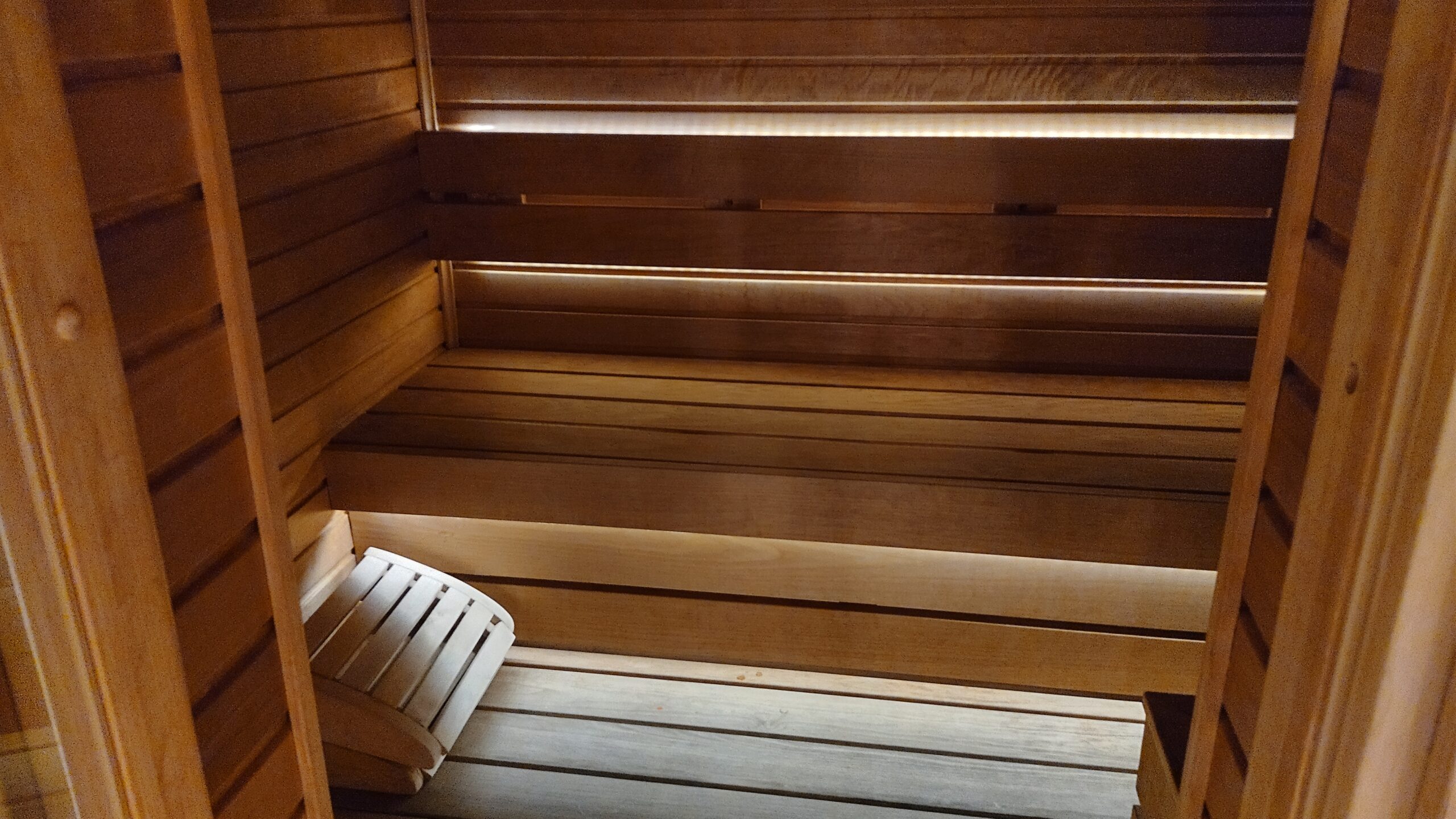 PICTURE OF THE MEN'S SAUNA.