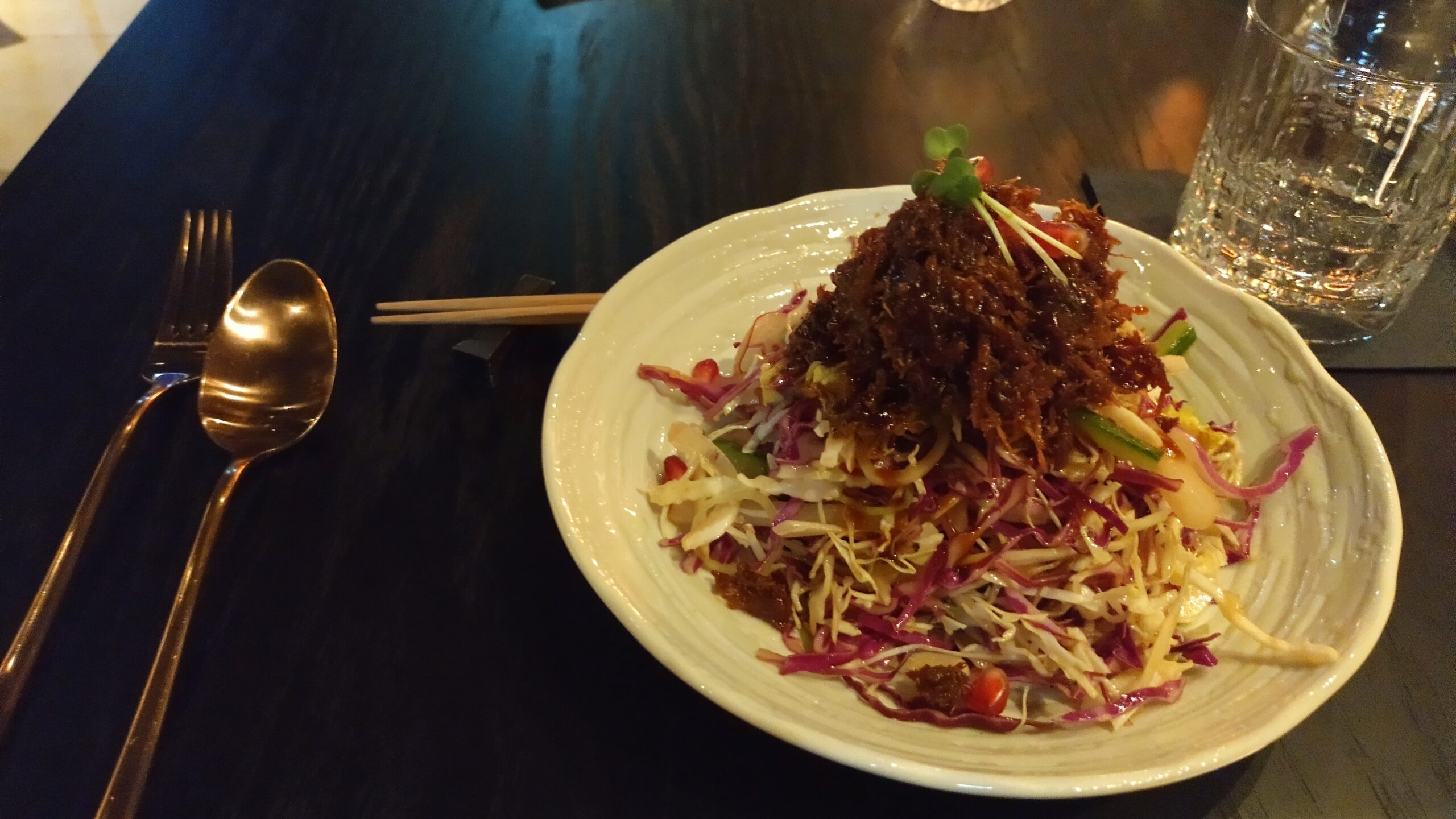 PICTURE OF THE  HUSHIHU SALAD.