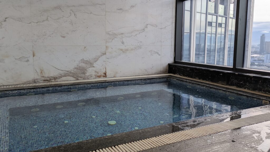 PICTURE OF THE LARGE JACUZZI.